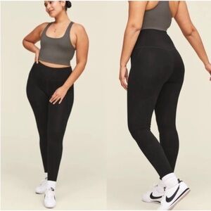 Girlfriend Collective Black Sustainable Leggings medium